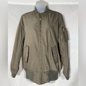 American Eagle Outfitters olive green Bomber Jacket size XSMALL